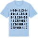 Blue Soul t-shirt med Modalen ordlek t-shirt