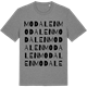 Mid Heather Gray t-shirt med Modalen ordlek t-shirt
