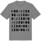 Mid Heather Gray t-shirt med Mogaberg ordlek t-shirt