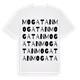 Mogatan ordlek t-shirt