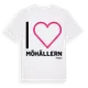 White t-shirt med Jag älskar Möhällern t-shirt stort tryck