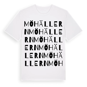 Möhällern ordlek t-shirt – ekologisk bomull t-shirt från Pinshirt