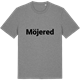 Mid Heather Gray t-shirt med Möjered fetstil t-shirt