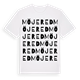 White t-shirt med Möjered ordlek t-shirt