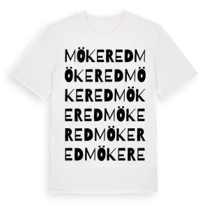 Mökered ordlek t-shirt – ekologisk bomull t-shirt från Pinshirt