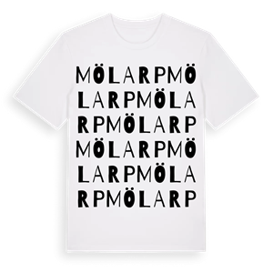 Mölarp ordlek t-shirt – ekologisk bomull t-shirt från Pinshirt