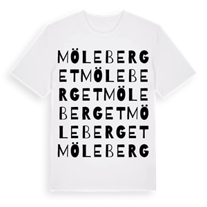 Möleberget ordlek t-shirt – ekologisk bomull t-shirt från Pinshirt