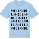 Blue Soul t-shirt med Molla ordlek t-shirt