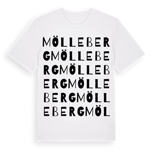 Mölleberg ordlek t-shirt – ekologisk bomull t-shirt från Pinshirt