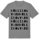 Mid Heather Gray t-shirt med Möllebokvarn ordlek t-shirt