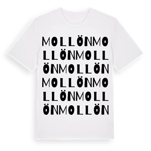 Mollön ordlek t-shirt – ekologisk bomull t-shirt från Pinshirt
