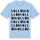 Blue Soul t-shirt med Mollön ordlek t-shirt