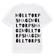 Mölltorps hage ordlek t-shirt