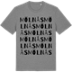 Mid Heather Gray t-shirt med Mölnås ordlek t-shirt