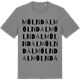 Mid Heather Gray t-shirt med Mölndal ordlek t-shirt