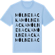Blue Soul t-shirt med Mölnebacka ordlek t-shirt