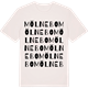 Vintage White t-shirt med Mölnebo ordlek t-shirt