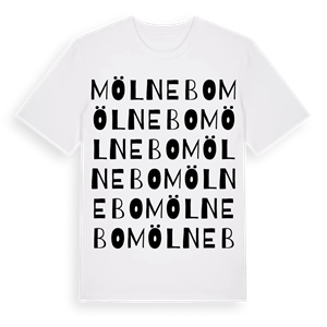 Mölnebo ordlek t-shirt – ekologisk bomull t-shirt från Pinshirt