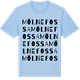 Blue Soul t-shirt med Mölnefossa ordlek t-shirt