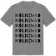 Mid Heather Gray t-shirt med Mölnemad ordlek t-shirt