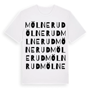 Mölnerud ordlek t-shirt – ekologisk bomull t-shirt från PinShirt