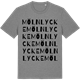 Mid Heather Gray t-shirt med Mölnlycke ordlek t-shirt