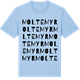 Blue Soul t-shirt med Moltemyr ordlek t-shirt