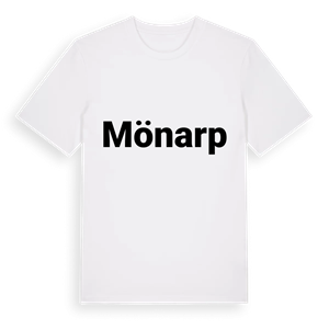 Mönarp fetstil t-shirt – ekologisk bomull t-shirt från Pinshirt