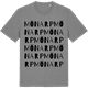 Mid Heather Gray t-shirt med Mönarp ordlek t-shirt