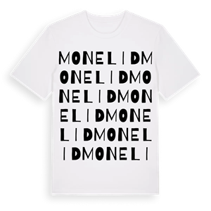 Monelid ordlek t-shirt – ekologisk bomull t-shirt från Pinshirt
