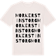 Vintage White t-shirt med Mor Kerstins torg ordlek t-shirt