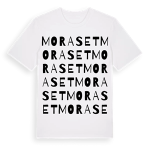 Moraset ordlek t-shirt – ekologisk bomull t-shirt från Pinshirt