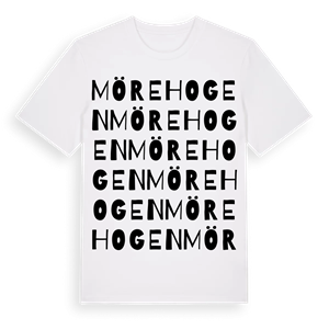Mörehogen ordlek t-shirt – ekologisk bomull t-shirt från Pinshirt