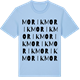 Blue Soul t-shirt med Morik ordlek t-shirt