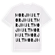 Morjhult ordlek t-shirt