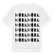 Mörk ordlek t-shirt