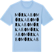 Blue Soul t-shirt med Mörkabo ordlek t-shirt