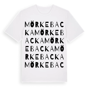 Mörkebacka ordlek t-shirt – ekologisk bomull t-shirt från Pinshirt