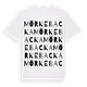 Mörkebacka ordlek t-shirt