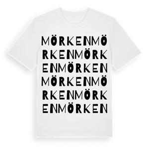 Mörken ordlek t-shirt – ekologisk bomull t-shirt från Pinshirt