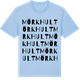 Blue Soul t-shirt med Mörkhult ordlek t-shirt