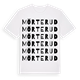 Mörterud ordlek t-shirt