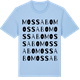 Blue Soul t-shirt med Mossabo ordlek t-shirt