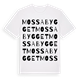 Mossabygget ordlek t-shirt