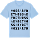 Blue Soul t-shirt med Mossarydet ordlek t-shirt