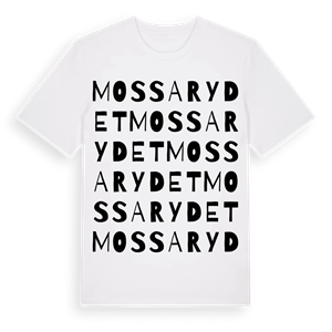 Mossarydet ordlek t-shirt – ekologisk bomull t-shirt från Pinshirt