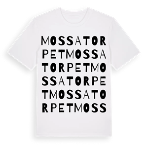 Mossatorpet ordlek t-shirt – ekologisk bomull t-shirt från Pinshirt