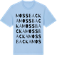 Blue Soul t-shirt med Mossbacka ordlek t-shirt