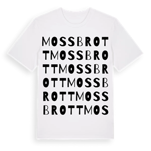 Mossbrott ordlek t-shirt – ekologisk bomull t-shirt från Pinshirt
