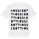 Mossbrott ordlek t-shirt